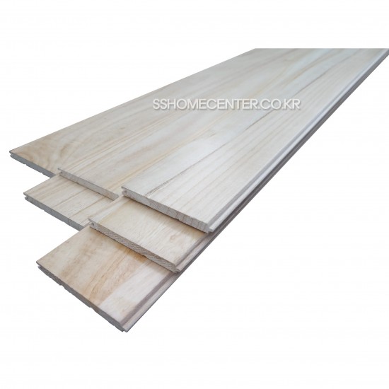 원목루바 / 오동나무 무절 (코팅) / 11Tx110x2400