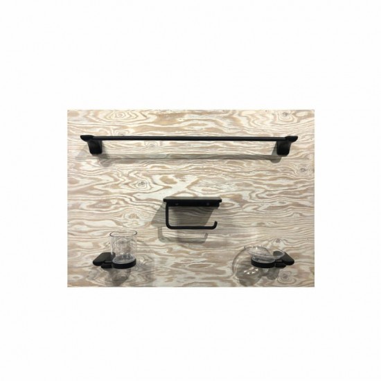 욕실악세사리 세트 / TB/TB-1000B 블랙 4품